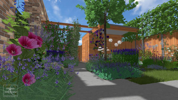 Gebruikelijk Frank Worthley met tijd Ontwerp 'Kleine rustige tuin met veel groen' – Hoveniersbedrijf Miggiels –  Van Amstel